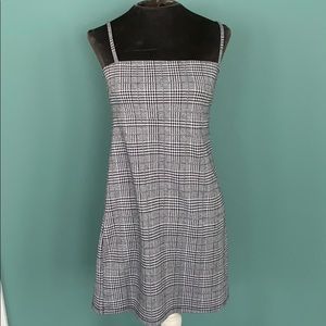 NWOT Gray Plaid Dress